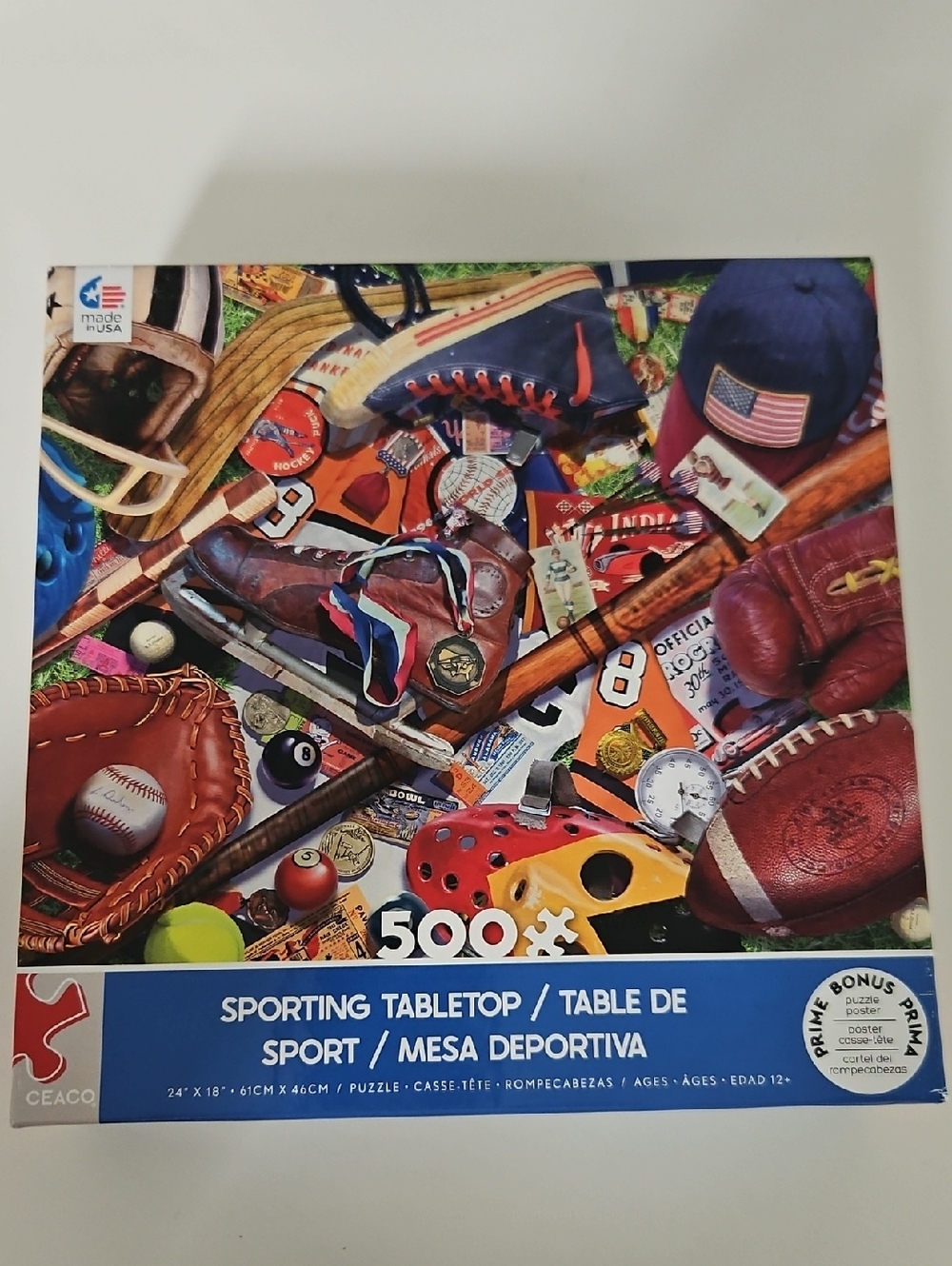 Ceaco 500-Piece Sporting Tabletop Puzzle - Multicolor